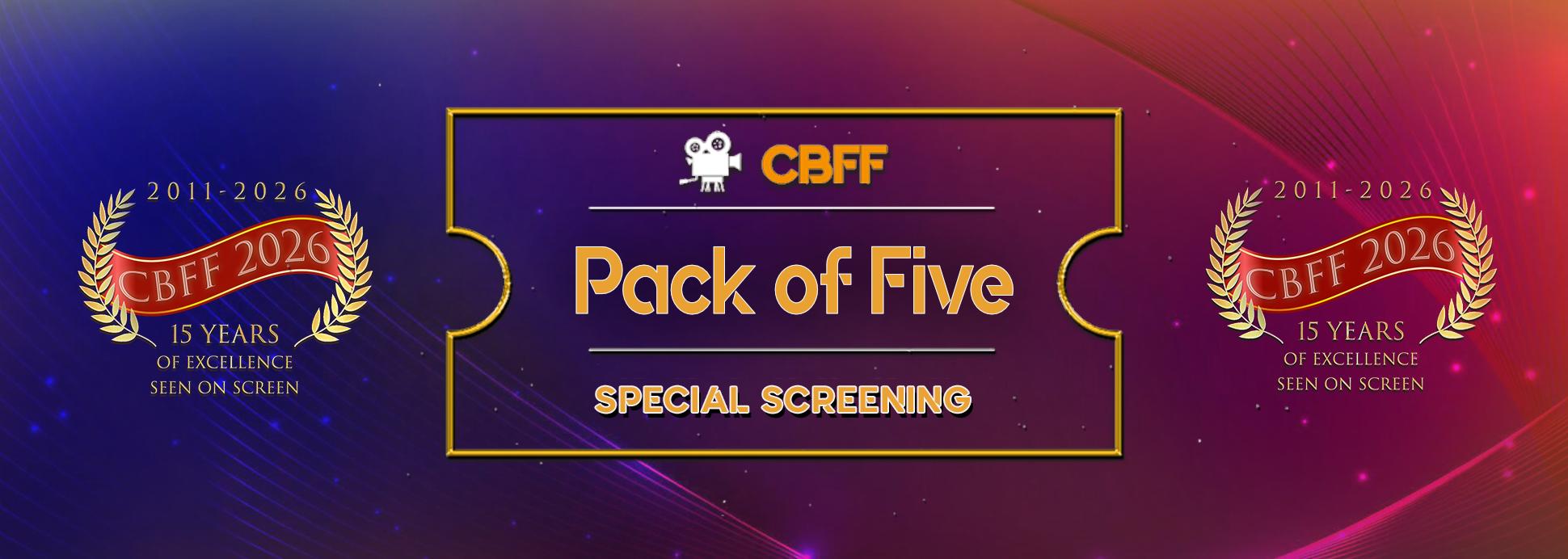 Dangosiad Arbennig - Pecyn o Bum