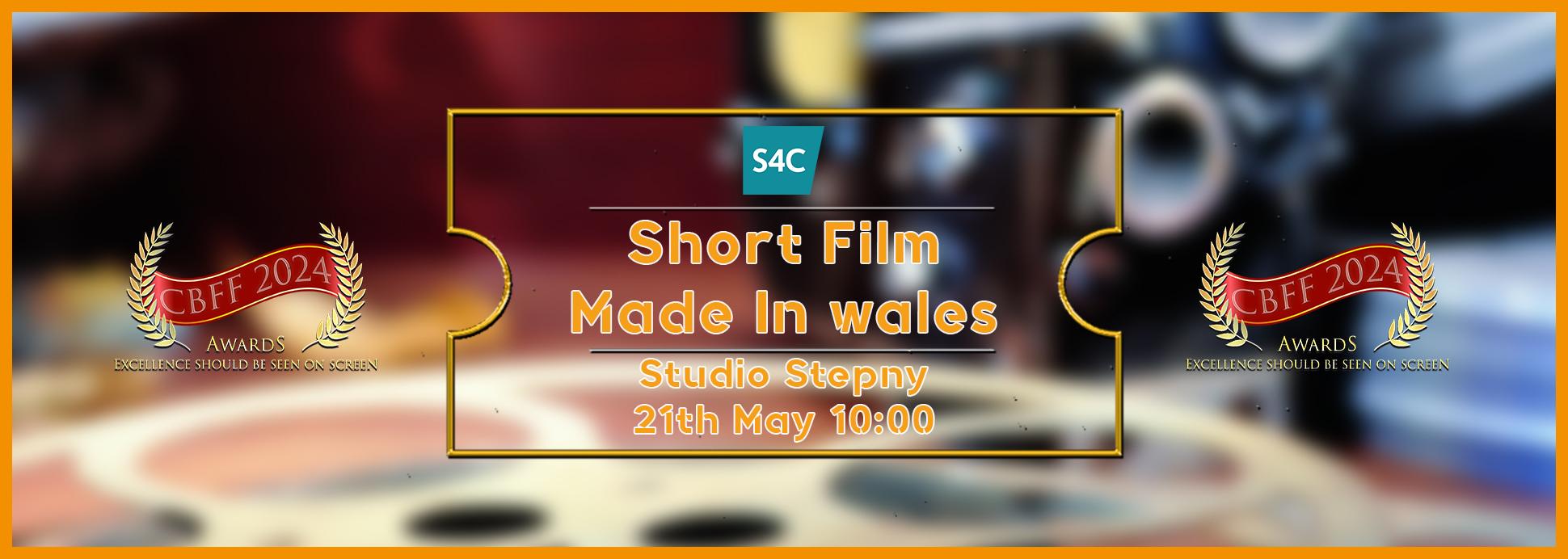 Tuesday 21st 10:00 Studio Stepny Short Film Made In Wales