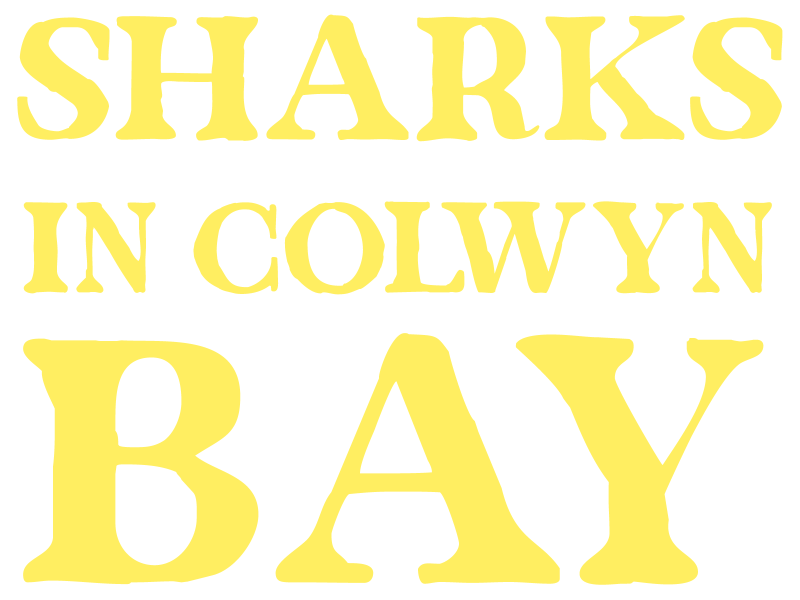 Sharks in Colwyn Bay