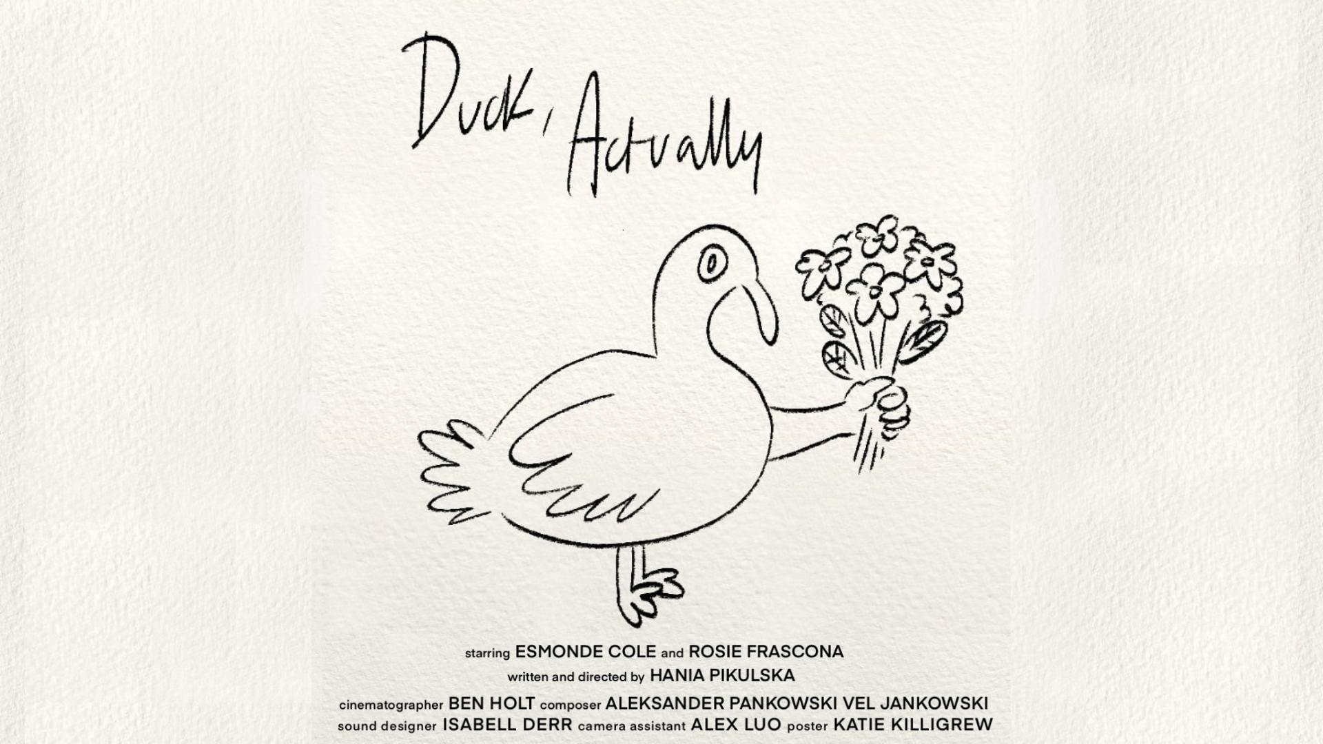 Hwyaden, mewn gwirionedd