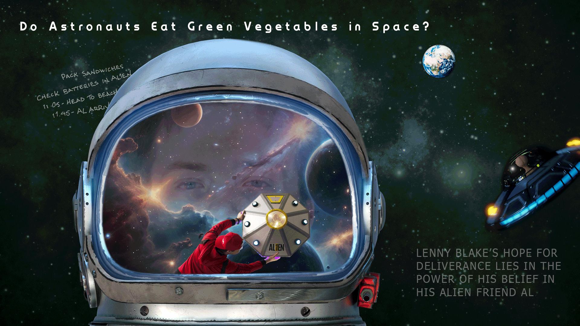 A yw Gofodwyr yn Bwyta Llysiau Gwyrdd yn y Gofod?