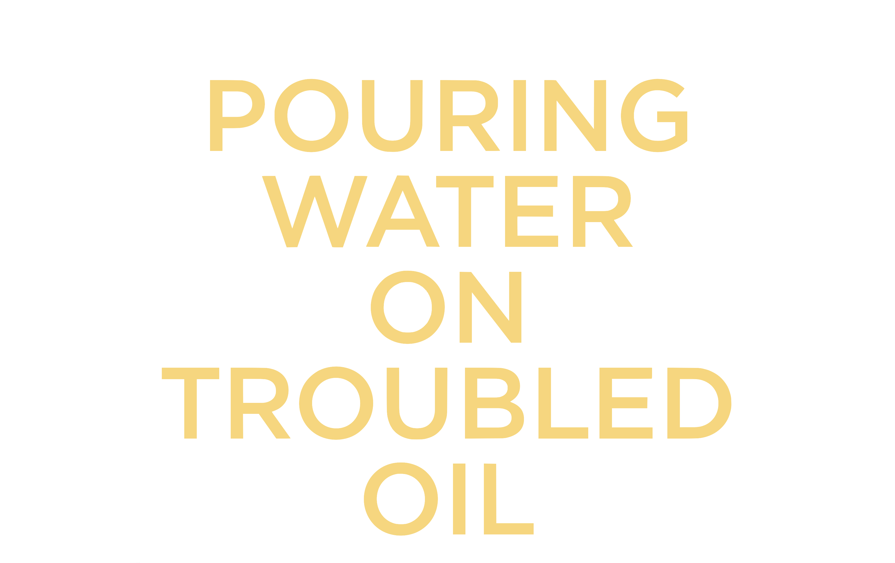 Pouring Water on Troubled Oil